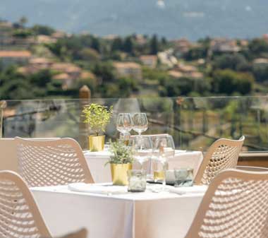 Terrasse vue mer